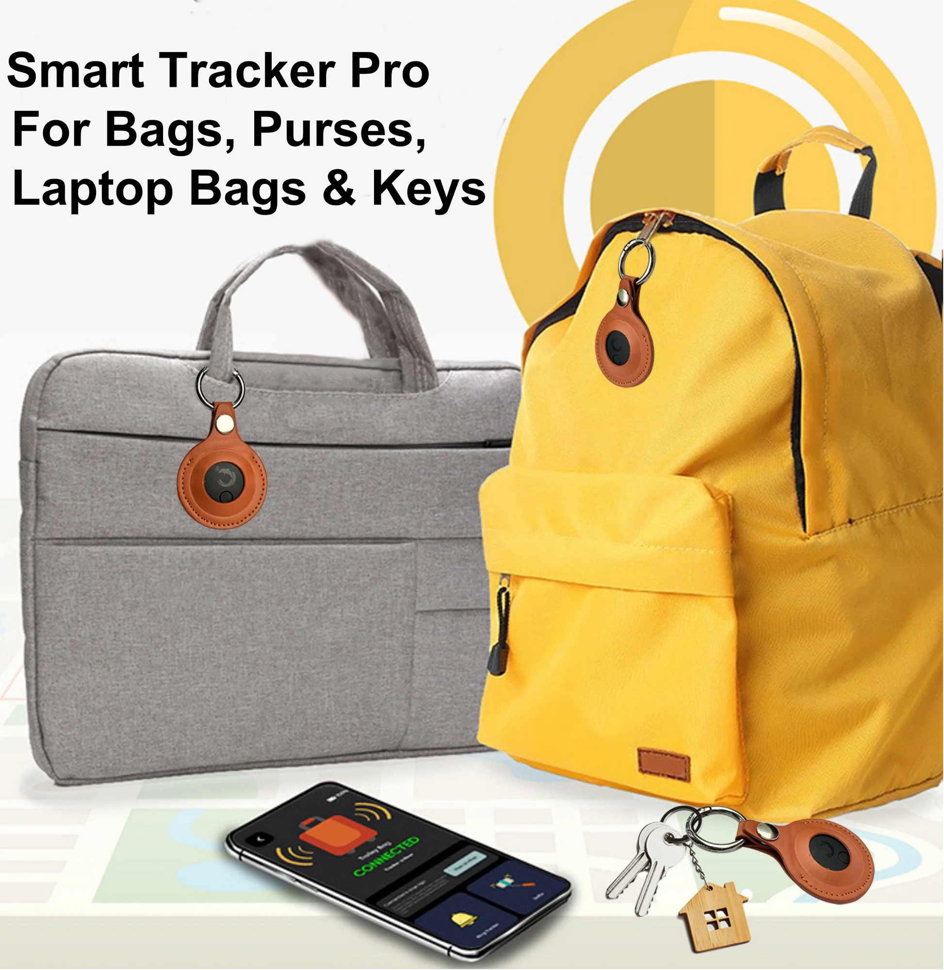 Dolphin Smart Bluetooth Tracker Pro with Leather Case-2